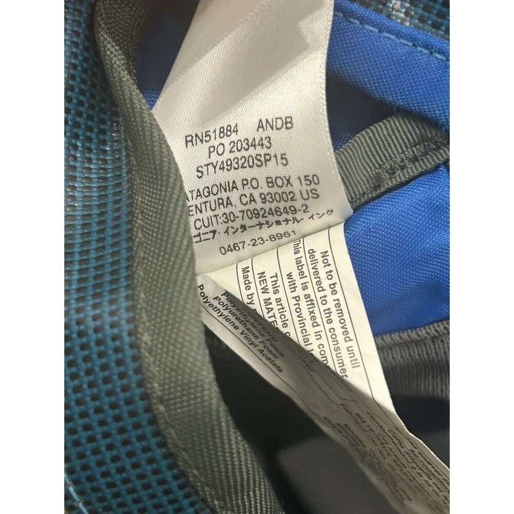 Patagonia Black Hole Mini Messenger Bag Blue 49320 FLAWS